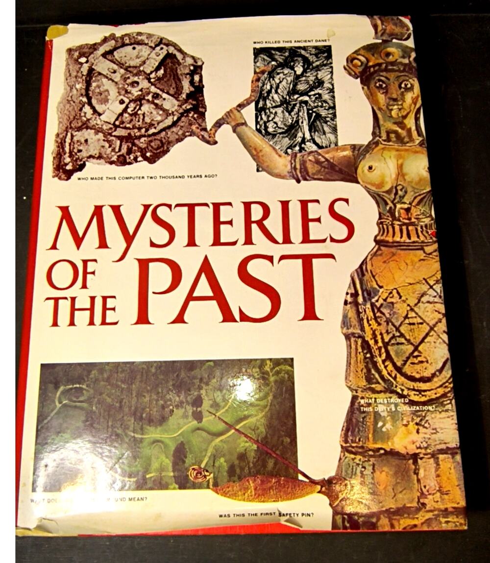 1877.  Mysteries of the Past Hardback Dust Jacket 1977 American Heritage